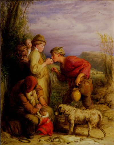 Dando un mordisco de William Mulready